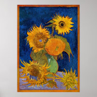 Vincent van Gogh - Vase with Five Sunflowers