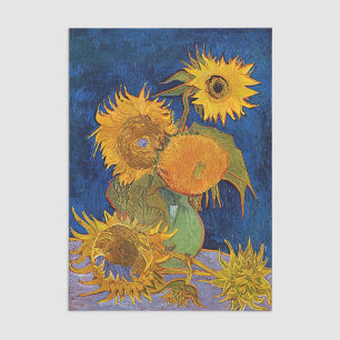 Vincent van Gogh - Vase with Five Sunflowers Tissue Paper