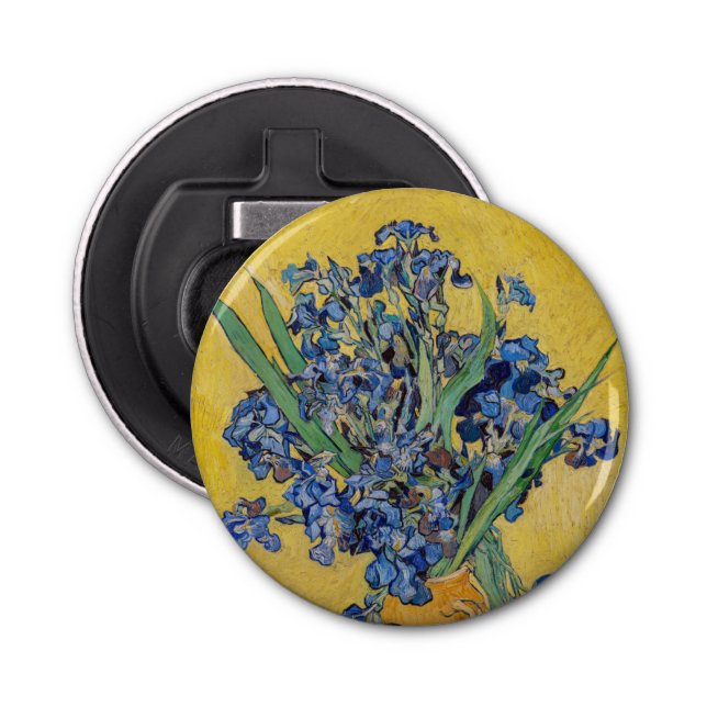 Vincent van Gogh - Vase with Irises Bottle Opener (Front)