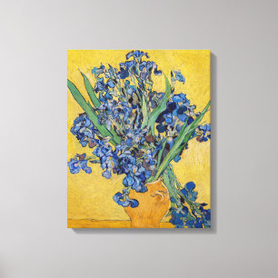 Vincent van Gogh - Vase with Irises Canvas Print