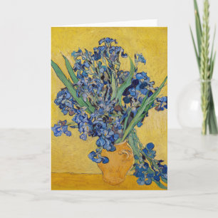 Vincent van Gogh - Vase with Irises Card