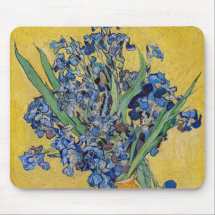 Vincent van Gogh - Vase with Irises Mouse Mat