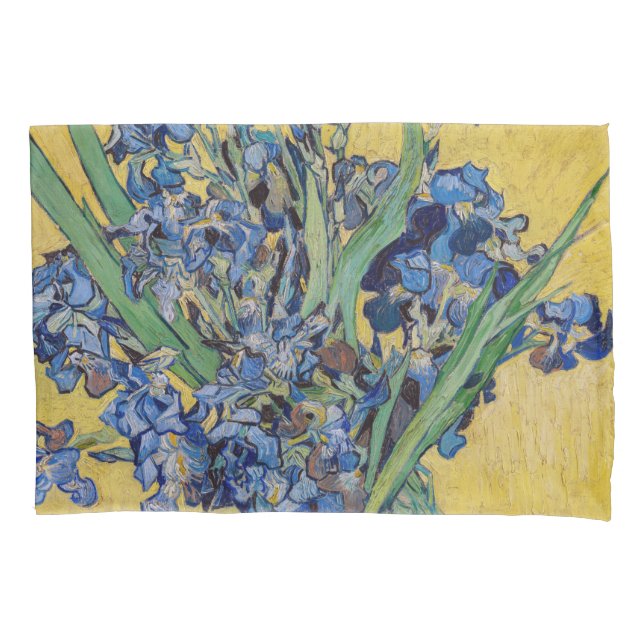 Vincent van Gogh - Vase with Irises Pillowcase (Front)