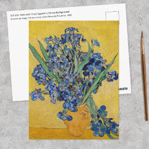 Vincent van Gogh - Vase with Irises Postcard