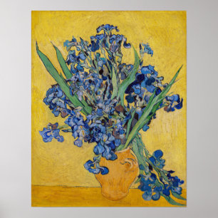 Vincent van Gogh - Vase with Irises Poster