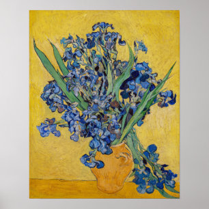 Vincent van Gogh - Vase with Irises Poster