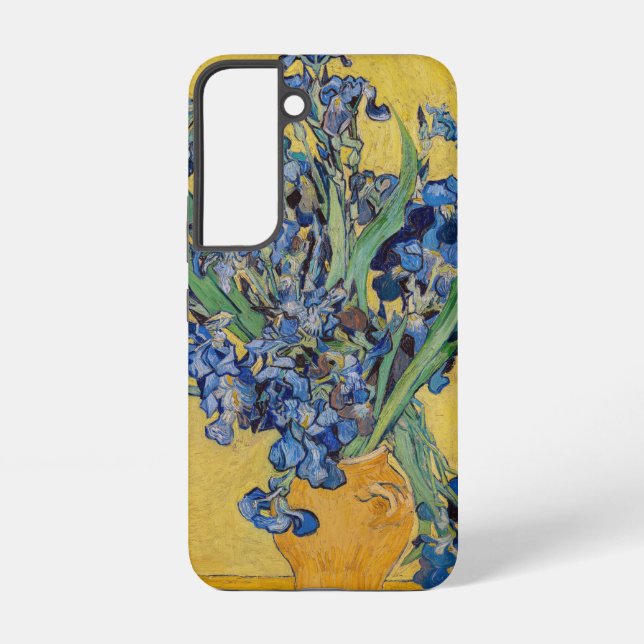 Vincent van Gogh - Vase with Irises Samsung Galaxy S22 Case (Back)