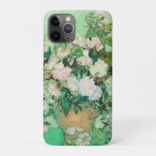 Vincent Van Gogh Vase with Pink Roses Fine Art iPhone 11 Pro Case
