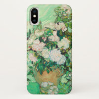 Vincent Van Gogh Vase with Pink Roses Fine Art