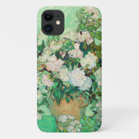 Vincent Van Gogh Vase with Pink Roses Fine Art