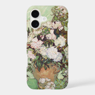 Vincent Van Gogh Vase With Pink Roses Floral Art