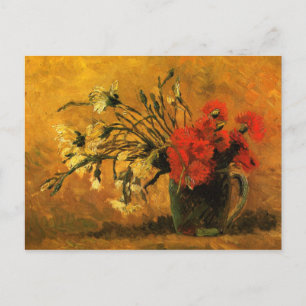 Vincent Van Gogh - Vase with Red Carnations Postcard