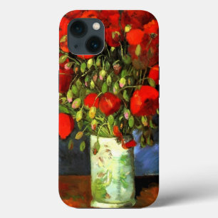 Vincent Van Gogh Vase With Red Poppies Floral Art iPhone 13 Case
