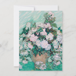 Vincent Van Gogh - Vase with Roses, 1890 Thank You Card
