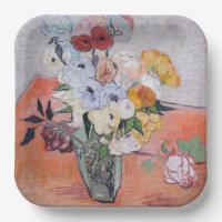 Vincent van Gogh - Vase with Roses & Anemones