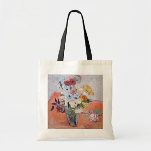 Vincent van Gogh - Vase with Roses & Anemones Tote Bag