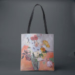 Vincent van Gogh - Vase with Roses & Anemones Tote Bag<br><div class="desc">Still Life / Japanese Vase with Roses and Anemones - Vincent van Gogh,  1890</div>