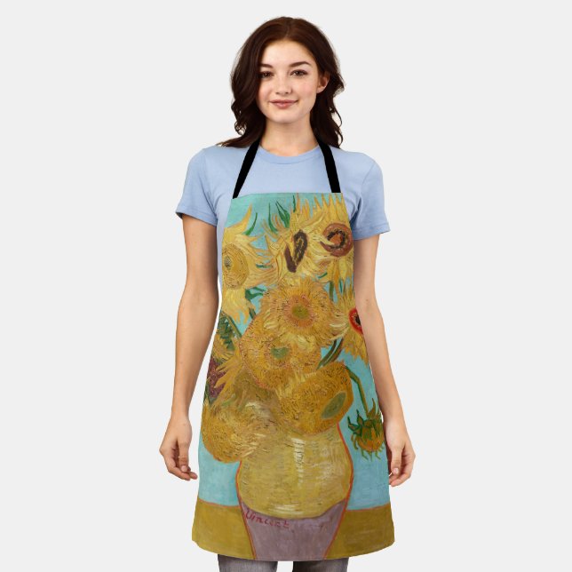 Vincent Van Gogh - Vase with Twelve Sunflowers Apron (Worn)