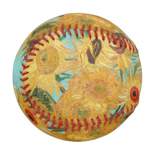 Vincent Van Gogh - Vase with Twelve Sunflowers Baseball