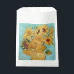Vincent Van Gogh - Vase with Twelve Sunflowers Favour Bags<br><div class="desc">Vase with Twelve Sunflowers / Vase avec douze tournesols - Vincent Van Gogh,  January 1889 - Sunflowers 1889 repetition of third version (F455)</div>