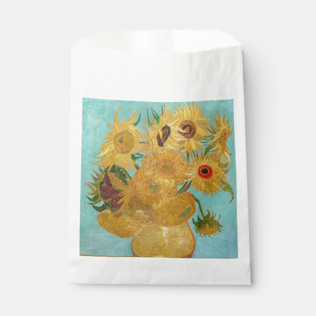 Vincent Van Gogh - Vase with Twelve Sunflowers Favour Bags (Front)