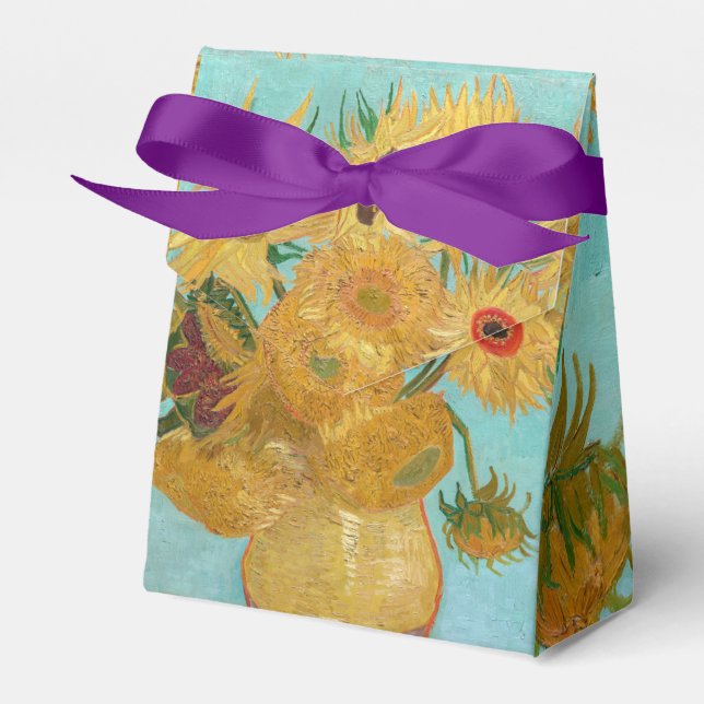 Vincent Van Gogh - Vase with Twelve Sunflowers Favour Box (Front Side)
