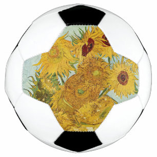 Vincent Van Gogh - Vase with Twelve Sunflowers Football