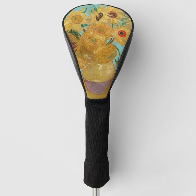 Vincent Van Gogh - Vase with Twelve Sunflowers Golf Head Cover (Front)