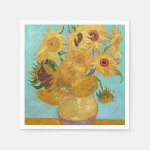 Vincent Van Gogh - Vase with Twelve Sunflowers Napkin