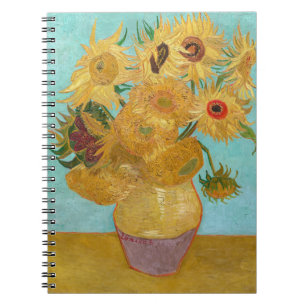 Vincent Van Gogh - Vase with Twelve Sunflowers Notebook