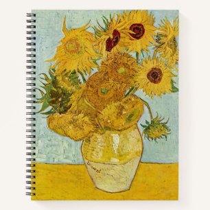 Vincent Van Gogh - Vase with Twelve Sunflowers Notebook