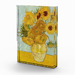 Vincent Van Gogh - Vase with Twelve Sunflowers Photo Block<br><div class="desc">Vase with Twelve Sunflowers / Vase avec douze tournesols - Vincent Van Gogh,  August 1888 - Sunflowers 1888 third version (F456)</div>