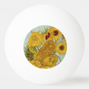 Vincent Van Gogh - Vase with Twelve Sunflowers Ping Pong Ball