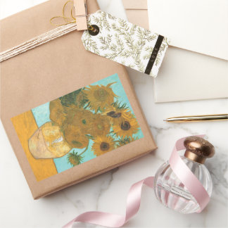 Vincent van Gogh - Vase with Twelve Sunflowers Rectangular Sticker