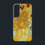 Vincent Van Gogh - Vase with Twelve Sunflowers Samsung Galaxy Case<br><div class="desc">Vase with Twelve Sunflowers / Vase avec douze tournesols - Vincent Van Gogh,  August 1888 - Sunflowers 1888 third version (F456)</div>