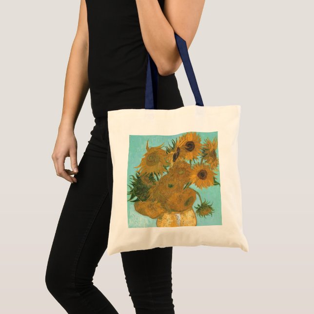 Vincent van Gogh - Vase with Twelve Sunflowers Tote Bag (Front (Product))