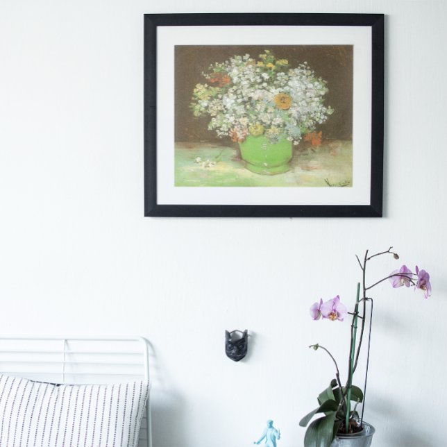 Vincent van Gogh - Vase with Zinnias and Flowers Poster (Creator Uploaded)
