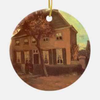 Vincent van Gogh - Vicarage at Nuenen Ceramic Tree Decoration