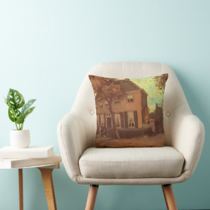 Vincent van Gogh - Vicarage at Nuenen Cushion