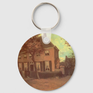 Vincent van Gogh - Vicarage at Nuenen Key Ring