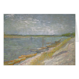 Vincent van Gogh - View of a River w Rowing Boats