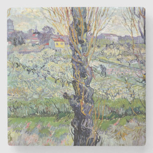 Vincent van Gogh View of Arles, 1889 Stone Coaster
