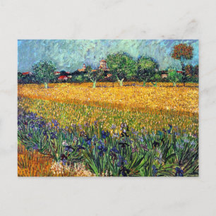 Vincent Van Gogh - View Of Arles With Irises Postcard