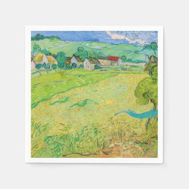 Vincent van Gogh - View of Vessenots near Auvers Napkin (Front)