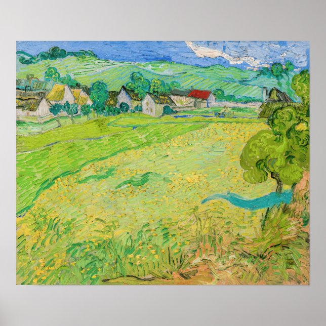 Vincent van Gogh - View of Vessenots near Auvers Poster (Front)