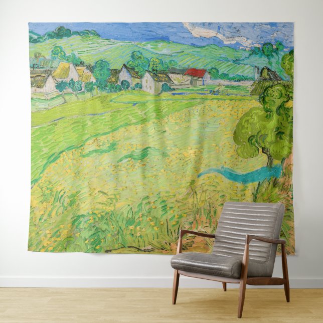 Vincent van Gogh - View of Vessenots near Auvers Tapestry (In Situ (Horizontal))
