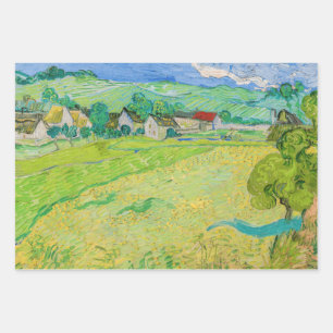 Vincent van Gogh - View of Vessenots near Auvers Wrapping Paper Sheet