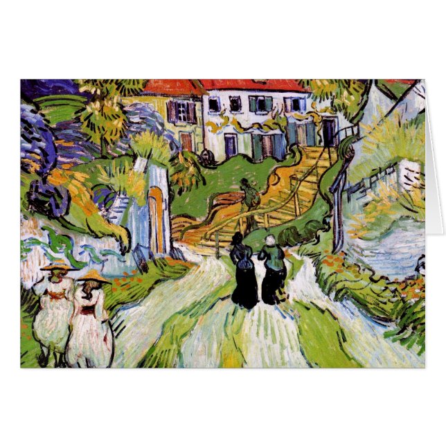 Vincent Van Gogh - Village Street And Steps (Front Horizontal)