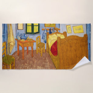 Vincent van Gogh - Vincent's Bedroom in Arles Beach Towel