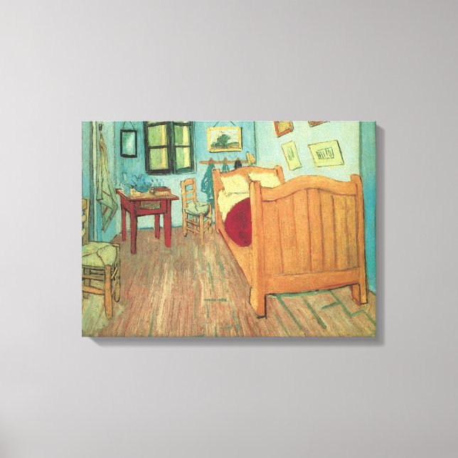 Vincent van Gogh - Vincent's Bedroom in Arles Canvas Print (Front)